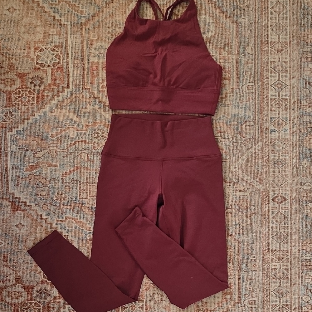 Aritzia Golden Activewear Set